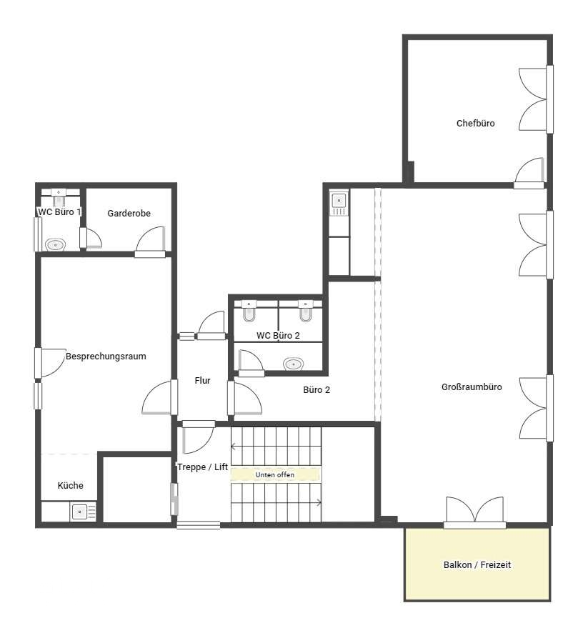 Büroetage - Büro 1 ist frei